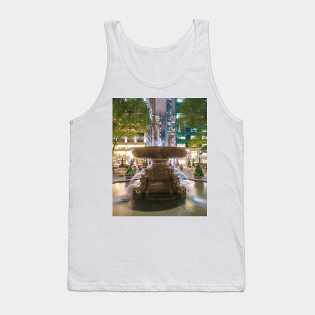 Bryant Park Fountain Tank Top by igjustin